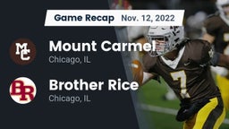 Recap: Mount Carmel  vs. Brother Rice  2022