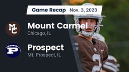 Recap: Mount Carmel  vs. Prospect  2023