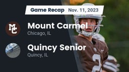 Recap: Mount Carmel  vs. Quincy Senior  2023