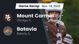 Recap: Mount Carmel  vs. Batavia  2023