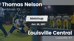 Matchup: Thomas Nelson High vs. Louisville Central  2017