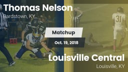 Matchup: Thomas Nelson High vs. Louisville Central  2018