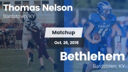 Matchup: Thomas Nelson High vs. Bethlehem  2018