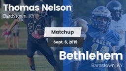 Matchup: Thomas Nelson High vs. Bethlehem  2019