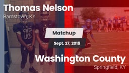 Matchup: Thomas Nelson High vs. Washington County  2019