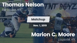 Matchup: Thomas Nelson High vs. Marion C. Moore  2019