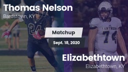 Matchup: Thomas Nelson High vs. Elizabethtown  2020