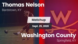 Matchup: Thomas Nelson High vs. Washington County  2020
