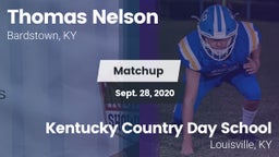 Matchup: Thomas Nelson High vs. Kentucky Country Day School 2020