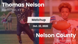 Matchup: Thomas Nelson High vs. Nelson County  2020