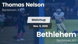 Matchup: Thomas Nelson High vs. Bethlehem  2020