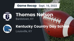 Recap: Thomas Nelson  vs. Kentucky Country Day School 2022