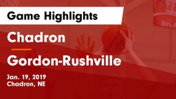 Chadron  vs Gordon-Rushville  Game Highlights - Jan. 19, 2019