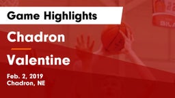 Chadron  vs Valentine  Game Highlights - Feb. 2, 2019