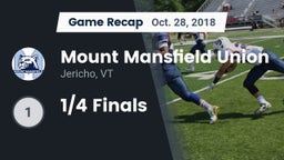Recap: Mount Mansfield Union  vs. 1/4 Finals 2018