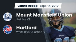 Recap: Mount Mansfield Union  vs. Hartford  2019
