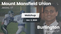 Matchup: Mount Mansfield vs. Burlington  2020