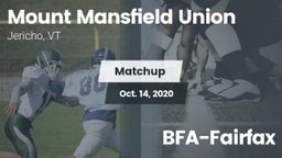 Matchup: Mount Mansfield vs. BFA-Fairfax 2020