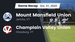 Recap: Mount Mansfield Union  vs. Champlain Valley Union  2020