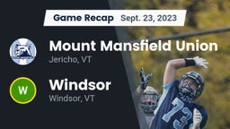 Recap: Mount Mansfield Union  vs. Windsor  2023