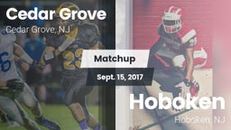 Matchup: Cedar Grove High vs. Hoboken  2017