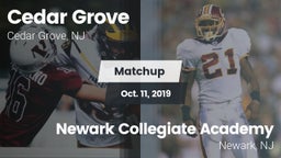 Matchup: Cedar Grove High vs. Newark Collegiate Academy  2019
