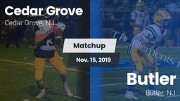 Matchup: Cedar Grove High vs. Butler  2019