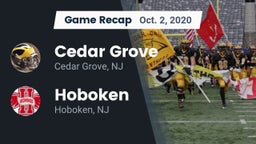 Recap: Cedar Grove  vs. Hoboken  2020