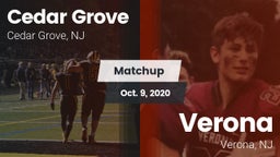 Matchup: Cedar Grove High vs. Verona  2020