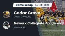 Recap: Cedar Grove  vs. Newark Collegiate Academy  2020