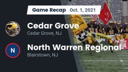 Recap: Cedar Grove  vs. North Warren Regional  2021