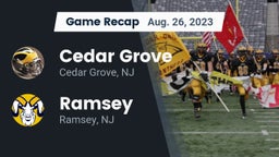 Recap: Cedar Grove  vs. Ramsey  2023