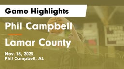 Phil Campbell  vs Lamar County  Game Highlights - Nov. 16, 2023