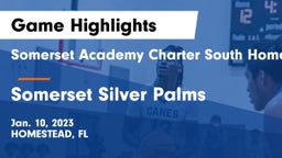Somerset Academy Charter South Homestead vs Somerset Silver Palms Game Highlights - Jan. 10, 2023