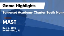 Somerset Academy Charter South Homestead vs MAST Game Highlights - Dec. 7, 2023