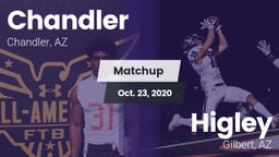 Matchup: Chandler  vs. Higley  2020