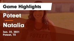 Poteet  vs Natalia  Game Highlights - Jan. 22, 2021