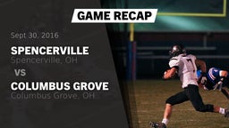 Recap: Spencerville  vs. Columbus Grove  2016