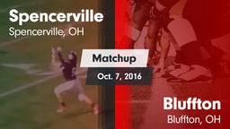 Matchup: Spencerville High vs. Bluffton  2016