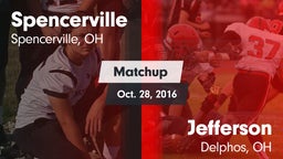 Matchup: Spencerville High vs. Jefferson  2016