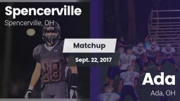 Matchup: Spencerville High vs. Ada  2017
