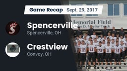 Recap: Spencerville  vs. Crestview  2017
