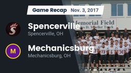 Recap: Spencerville  vs. Mechanicsburg  2017
