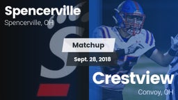 Matchup: Spencerville High vs. Crestview  2018