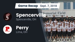 Recap: Spencerville  vs. Perry  2018