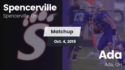 Matchup: Spencerville High vs. Ada  2019