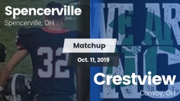 Matchup: Spencerville High vs. Crestview  2019