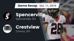 Recap: Spencerville  vs. Crestview  2019