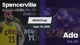 Matchup: Spencerville High vs. Ada  2020