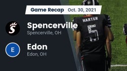 Recap: Spencerville  vs. Edon  2021
